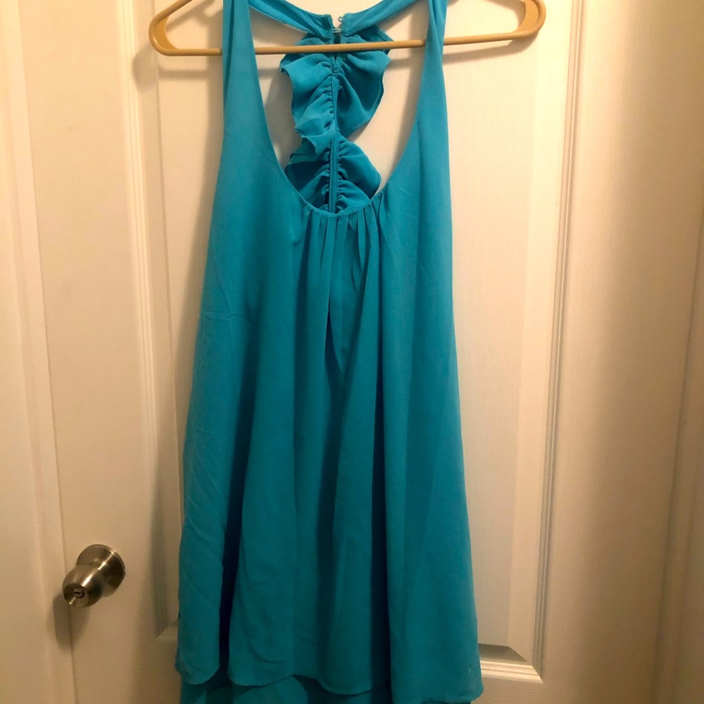 Blue Dressy Tank top